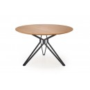 Стол обеденный HALMAR PIXEL 2 дуб золотой/черный 120